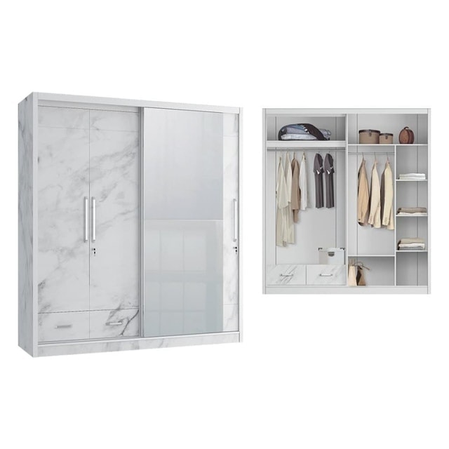 Siantano Wardrobe LP Marble 4D SS 1